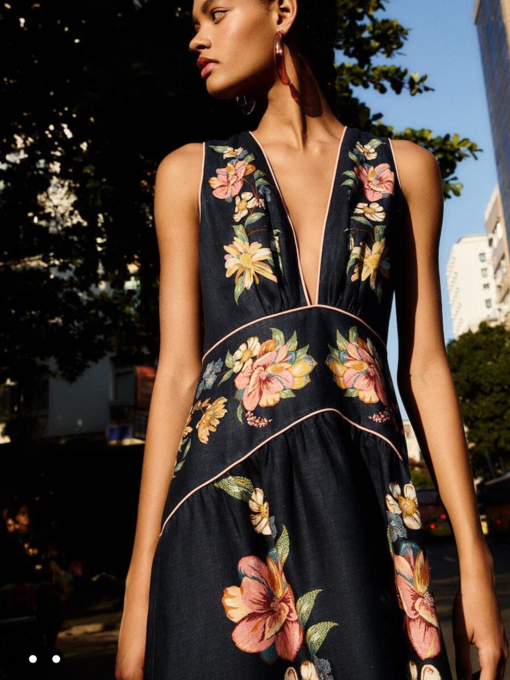 Farm Rio Midi dress - Picture 2 of 12